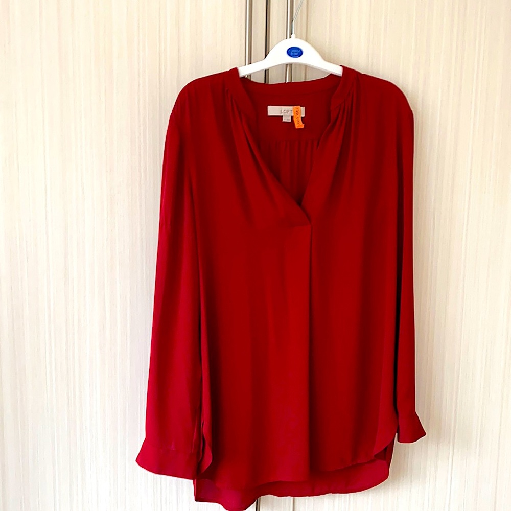 Medium Red Loft Blouse